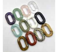 Cristal natural O-Type Natural Mineral Decoración DIY (cristal rosa, 5 piezas)