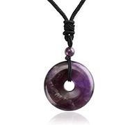 Cristal Natural piedra de cuarzo amatistas Reiki Árbol de la vida hexágono corazón Chakra piedra colgante alambre envuelto joyería,amatista 20