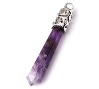 Cristal Natural piedra de cuarzo amatistas Reiki Árbol de la vida hexágono corazón Chakra piedra colgante alambre envuelto joyería,Amatista 2
