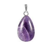 Cristal Natural piedra de cuarzo amatistas Reiki Árbol de la vida hexágono corazón Chakra piedra colgante alambre envuelto joyería,amatista 6