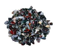 Cristal Piedra de Sangre de dragón Natural, Grava de Cristal, pequeñas partículas, Maceta, pecera, paisajismo, Piedra Decorativa Piedras(7-9mm500g)