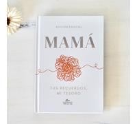 Cristal Plaque Libro para Mamá "Tus Recuerdos, Mi Tesoro" - Preguntas Emotivas y Juegos en Familia - Regalo Original para Mujer Cumpleaños y Día de la Madre