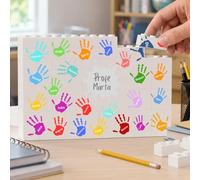 Cristal Plaque Puzzle Personalizado Profe con Texto | Regalo Profesor y Profesora Fin de Curso | Rompecabezas de Bloques con Nombres y Foto | Detalle Original Maestro y Maestra