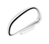 Cristal Retrovisor Exterior Espejo Coche 360° Ajustable Gran Angular Lateral Punto Ciego Snap Way Para Ayuda Estacionamiento Piezas De Coche(White-left)