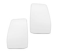 Cristal Retrovisor Exterior Espejo Retrovisor Convexo Izquierdo Derecho Palo Gran Angular Cristal Placa Trasera Para Ford Transit Tourneo Personalizado 12-22(Pair)