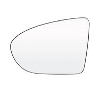 Cristal Retrovisor Exterior Para Nissan Para Dualis J10 07-14 Espejo Retrovisor Puerta Convexo Calentado LH/RH Con Placa Posterior 96302BR72A 96301BR72A Piezas De Coche(Left)