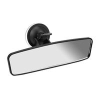 Cristal Retrovisor Lado Espejo retrovisor interior ajustable con ventosa, espejo gran angular para coche(240x65 mm)