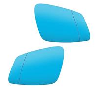 Cristal Retrovisor Lado Para X1 F20 F21 F22 F30 F34 F10 F07, Convexo, Gran Angular Espejo Retrovisor Lateral Azul Adhesivo(Pair)