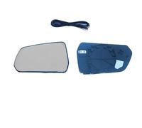 Cristal Retrovisor Para Ford Para Mustang 2015-2020 Espejo Retrovisor Lateral Antideslumbrante Con Vista Gran Angular Lente De Cristal Azul(White USA heated A)