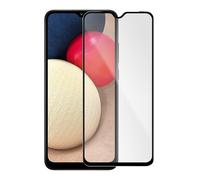 Cristal templado 9H Biselado para Galaxy A12 - Marco negro