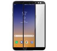 Cristal templado 9H biselado para Galaxy J6 - Marco negro