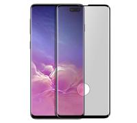 Cristal templado 9H biselado para Galaxy S10 Plus - Marco negro
