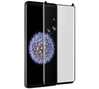 Cristal templado 9H biselado para Galaxy S8 y S9 - Marco negro