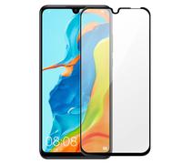 Cristal templado 9H biselado para Huawei P30 Lite - Marco negro