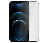 Cristal templado 9H Biselado para iPhone 12 / 12 Pro - Marco negro