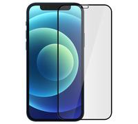 Cristal templado 9H Biselado para iPhone 12 Mini - Marco negro