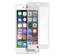 Cristal templado 9H biselado para iPhone 6 Plus y iPhone 6S Plus - Marco blanco