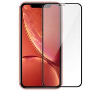 Cristal templado 9H biselado para iPhone XR - Marco negro
