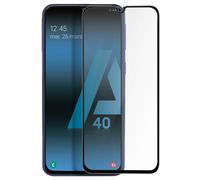 Cristal templado 9H biselado para Samsung Galaxy A40 - Marco negro