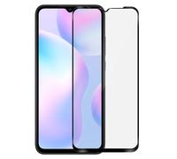 Cristal templado 9H Biselado para Xiaomi Redmi 9A / 9AT / 9C - Marco negro