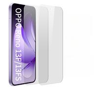 Cristal templado Oppo Reno 13FS 6.67 pulgadas 2 piezas - Protector de pantalla HD transparente 9H antiarañazos