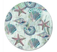 Cristal templado resistente al calor de 4 mm CounterArt Jewels of The Sea Lazy Sus