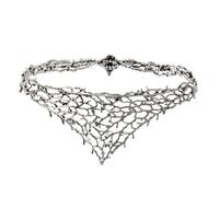 Cristal Vintage Real Reina Rey Tiaras y Coronas Para Hombres/Mujeres Boda Navidad Regalos Halloween Accesorios de disfraces (Plata Negro)