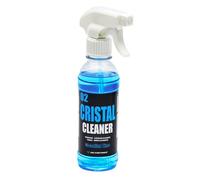 CRISTALCLEANER Resin Bike Limpiador para Cúpulas, Cristales, Carenados y Depósitos de Moto - Fórmula Anti-Marcas, Limpieza Rápida y Brillante, Ideal para Cascos y Superficies Brillantes - Botella 250