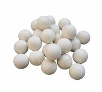 Cristalería de Laboratorio Bolas de goma for tamices Bola de goma sólida blanca Bola saltarina for limpiar la pantalla del tamiz 10 20 25 30 3 40 45 50 mm(50mm)