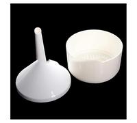 Cristalería de Laboratorio Embudo de filtro de plástico PP de 55/70/90/110/150 mm, embudo de papel de plástico(70mm)