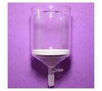 Cristalería de Laboratorio Embudo de laboratorio de 1000 ml, 24/40, n.° 3, adaptador de vacío de disco grueso (10 mm)