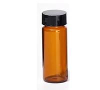 Cristalería de Laboratorio Lote de 20 unidades de botellas de vidrio transparente/marrón de 3 ml, 5 ml, 10 ml, 15 ml, 20 ml, 30 ml, 40 ml y 50 ml, con tapa de plástico y tapón de rosca.(40ml brown)