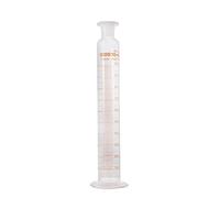 Cristalería de Laboratorio Probeta de vidrio graduada de laboratorio de 1000 ml con tapón de plástico