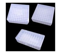Cristalería de Laboratorio Soporte for tubos de centrífuga de 1,8 ml/2 ml, 50/81/100 unidades, caja de soporte for tubos de ensayo de laboratorio(81)