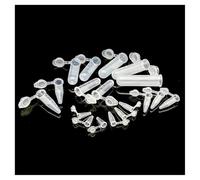Cristalería de Laboratorio Tubo de centrífuga de plástico de 0,1/0,2/0,5/1,5/2/5/7 ml for laboratorio, reenvasado de muestras, botella pequeña(5ml 300pcs)