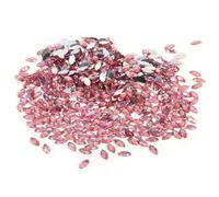 Cristales acrílicos con parte posterior plana, 500 piezas de 7x15 mm, gemas deslumbrantes sin agujeros, piedras preciosas de diamantes de imitación AB para adornos de álbumes de (rosa claro)