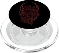Cristales De Bruja Goth Moth Flores Luna Creciente PopSockets PopGrip para MagSafe