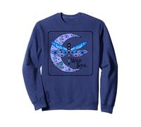 Cristales de Fase Lunar Celestial y Polilla - Alma Salvaje Sudadera