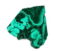 Cristales de malaquita sin tratar y piedras curativas: puras, piedra de palma de gema real | Surtido de piedras curativas de gemas naturales de malaquita drusa cruda grande para volteo y mineral