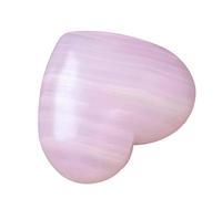 Cristales en forma de corazón - naturales en forma de corazón - Cristal pulido de bolsillo Reiki, piedras de amor para el día de San Valentín, adornos decorativos para el hogar