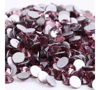 Cristales Hotfix Diamantes de imitación 3D for decoración de uñas, cristal rosa claro, ss3, ss4, ss5, ss6, ss8, ss10, ss12, ss16, ss20, ss30, decoraciones sin HotFix(Light Amethyst,Mix Sizes 1440pcs)
