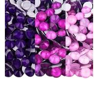 Cristales Hotfix No Hotfix Rhinestone Glitter Rhinestones Crystal Strass Diamond Nail Charms Nail Art Decoraciones(Temp. Ch. amethyst,SS3-1440pcs)