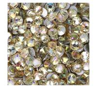 Cristales Hotfix Piedras de imitación SS3-SS30 sin fijación por calor, cristales con base plana, gemas for uñas, diamantes de imitación adhesivos(YELLOW,SS16-1440PCS)