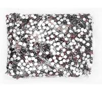 Cristales Hotfix SS3-SS20 Cristal AB con parte posterior plana, diamantes de imitación sin fijación por calor, Strass AB for decoración de uñas(Amethyst,Ss4 14400pcs)