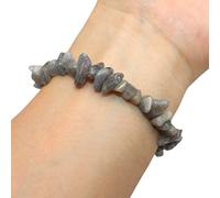 Cristales Naturales 7 Chakras Cuentas De Piedra Ágatas Amatistas De Cuarzo Para La Fabricación De Joyas Mujeres Hombres Yoga Encanto Pulsera DIY,piedra Labradorita,19cm