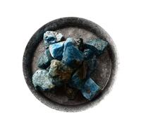 Cristales Naturales a Granel Espécimen de Mineral de apatita Azul Natural, Piedra cristalina en Bruto, difusor de aromaterapia, Adornos de Cristal Piedras Curativas(2-3cm/500g)