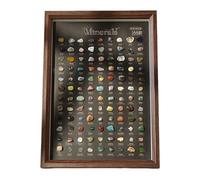 Cristales Naturales crudos, decoración científica de Venas minerales, 31,8 x 23 cm, Juego de Piedras de Natural, Juego de Piedras crudas, especímenes educativos, para Familia, Padres, niños