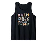 Cristales Rocas Minerales Piedras Preciosas Minerales Goblincore Estética Camiseta sin Mangas