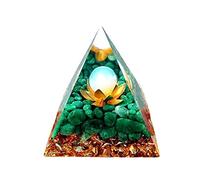 Cristales y piedras curativas Generador de energía Orgonita Pirámide Multiplicador Auténtico Piedra Decoración for el hogar Regalos for reunir prosperidad Inicio Colecciones ( Color : 41 , Size : 1.97