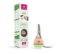 CRISTALINAS | Ambientador Esfera para Coche| Aroma Dama de Noche | 100% Puro | Absorbe Olores| Larga Duración 8 Semanas | Multiposición pinza o colgante | 6 ml | 0% Alcohol